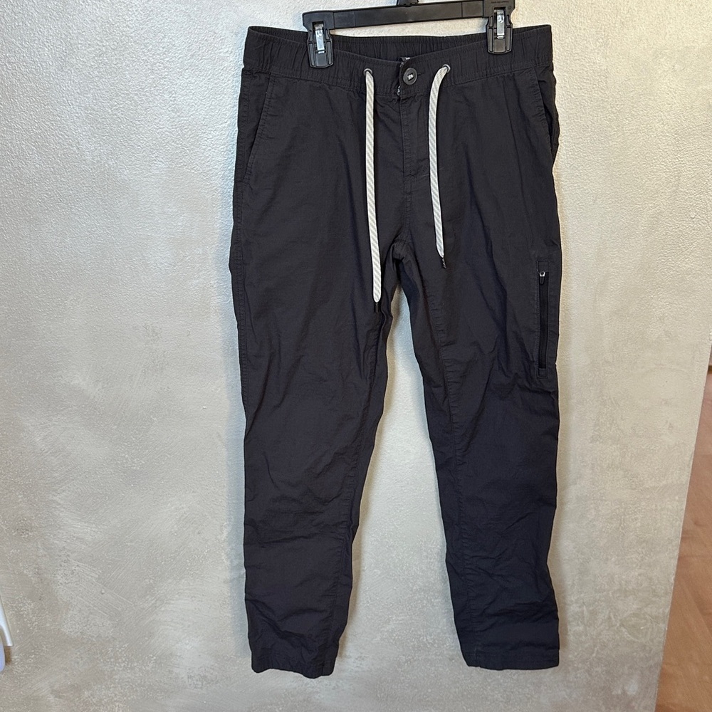 Vuori Ripstop Jogger Women’s Charcoal Drawstring Pant sz small